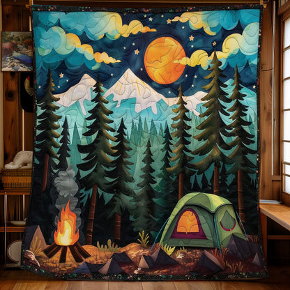 Camping In The Forest WO2208026CL Quilt