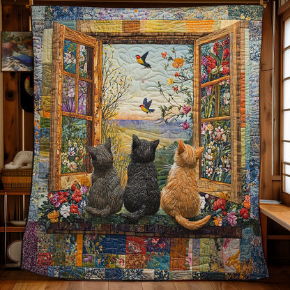 Cats Peaceful WG2408013CL Quilt