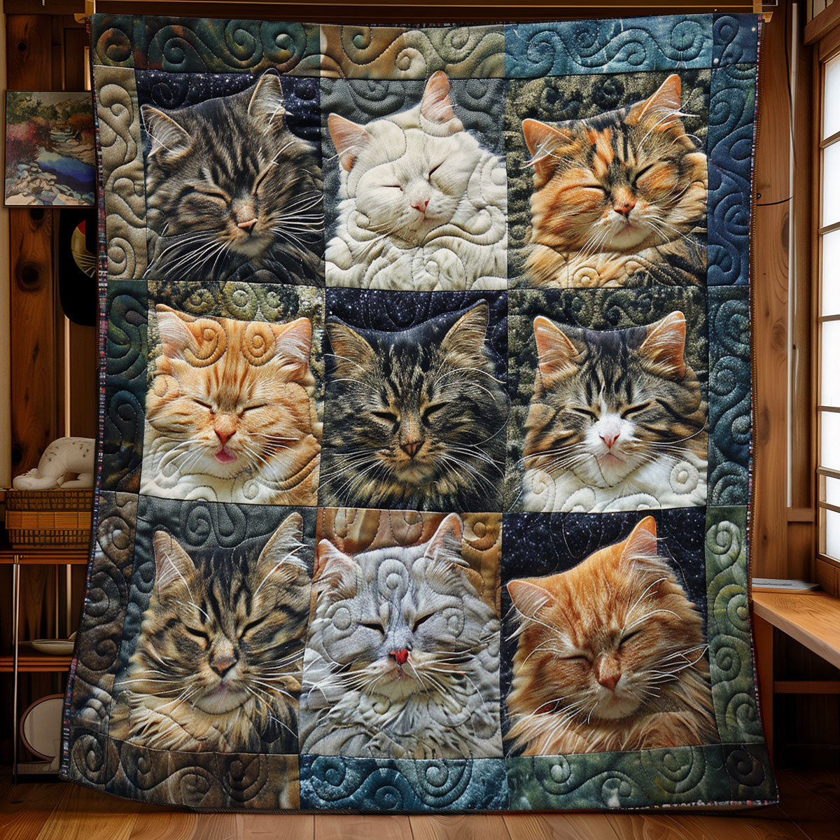 Cats Sleeping WO2208029CL Quilt