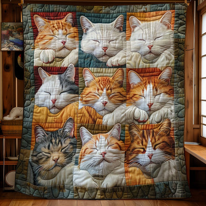 Cats Sleeping WO2208045CL Quilt