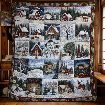 Christmas Scene WO2208018CL Quilt