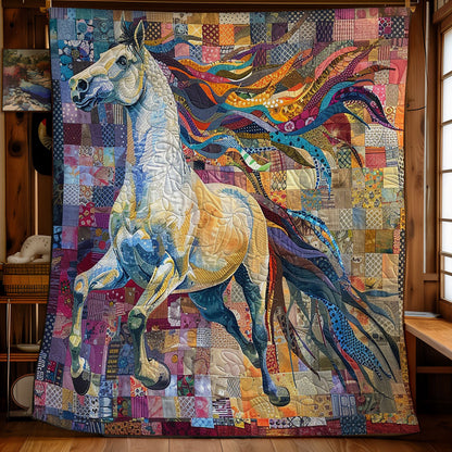 Colorful Horse WM1008018CL Quilt