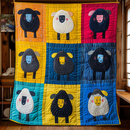 Colorful Sheep WJ1908009CL Quilt