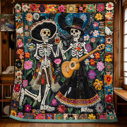 D��a de Muertos Melodies XR0409009CL Quilt