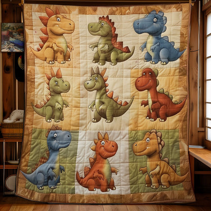 Dinosaurs Funny WO2308048CL Quilt