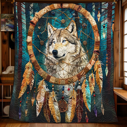 Dream Catcher Wolf WM1008069CL Quilt