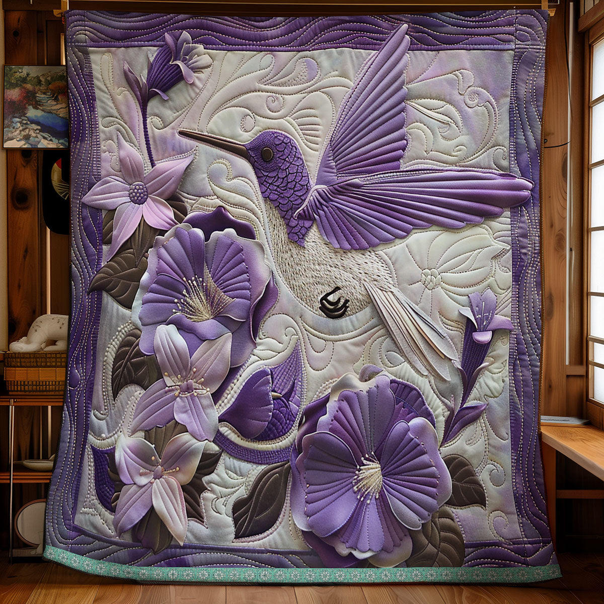 Dreaming Hummingbird XR0509003CL Quilt