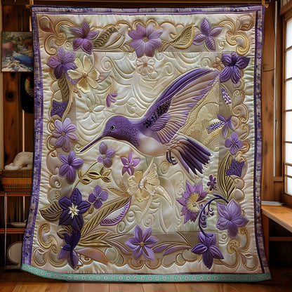 Elegant Hummingbird XR0509001CL Quilt