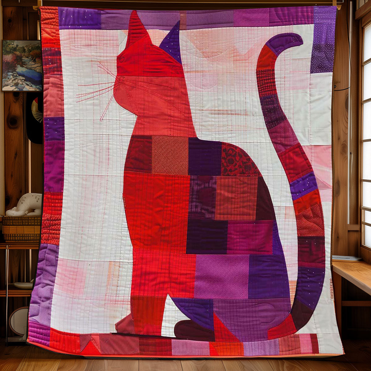 Feline Silhouettes WJ1908011CL Quilt