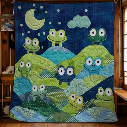 Frog Funny WO2308026CL Quilt