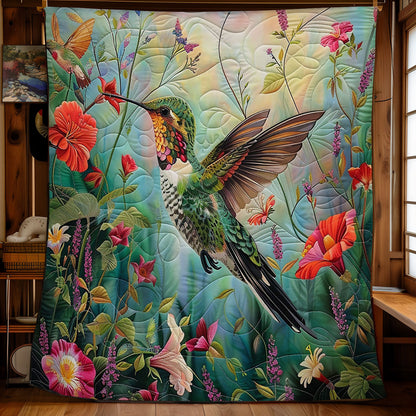 Garden Hummingbirds WM1008055CL Quilt