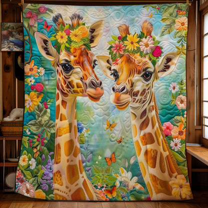 Giraffe Friendship WO2308011CL Quilt