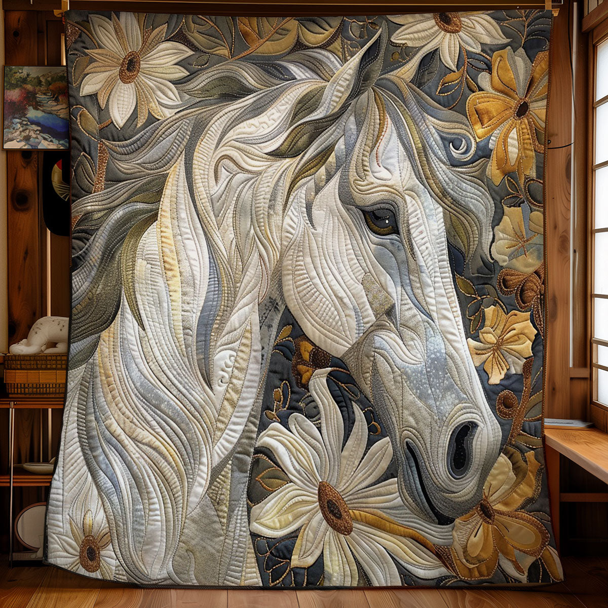 Gray Horse WO2308039CL Quilt