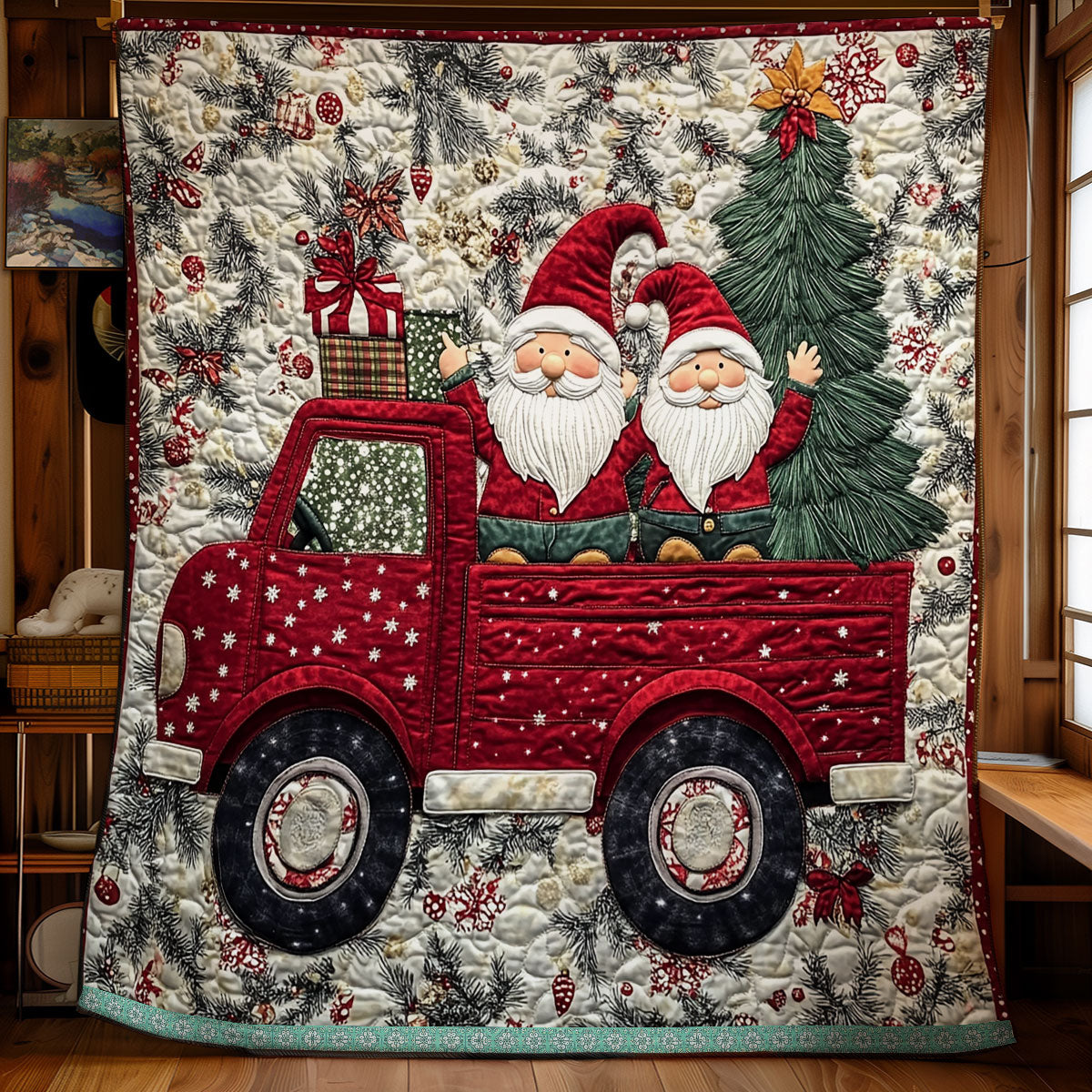 Happy Christmas Night XR1009017CL Quilt