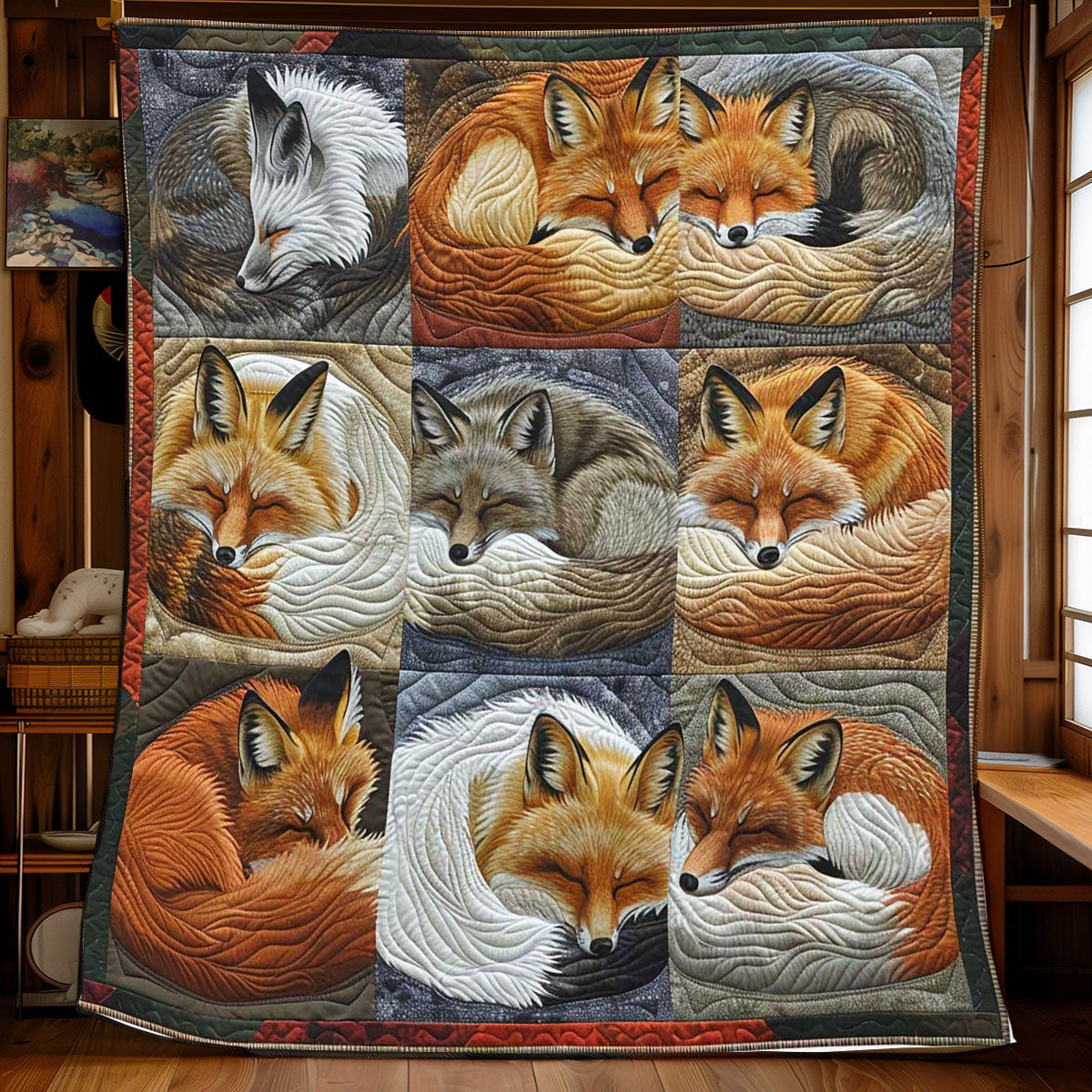 Hibernation Fox WP1008010CL Quilt