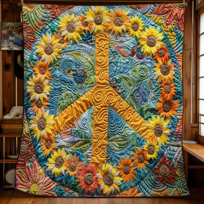 Hippie Sunflowers WM1408060CL Quilt