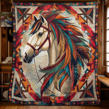 Horse's Mane Feathers WM1508057CL Quilt