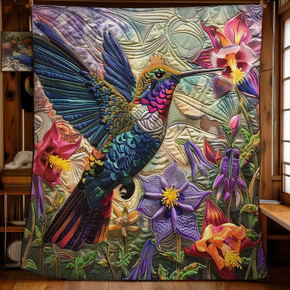 Hummingbird Columbine Dance WG2408009CL Quilt