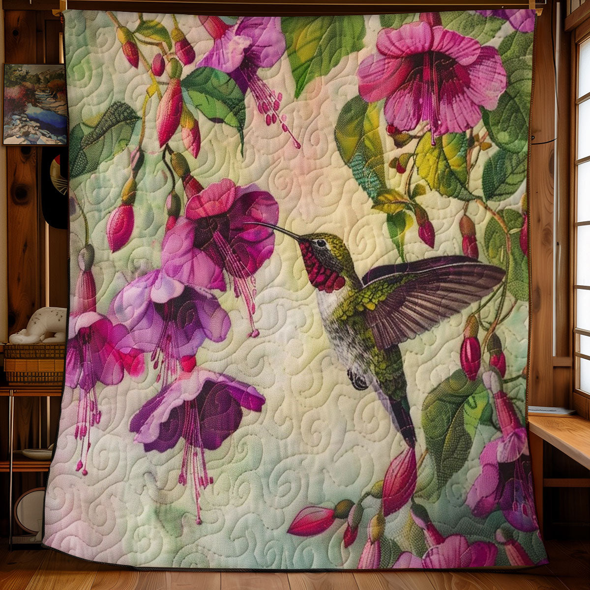 Hummingbirds WM1008050CL Quilt