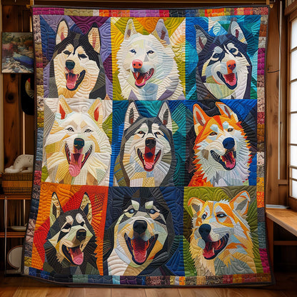 Husky Smile WM1408019CL Quilt