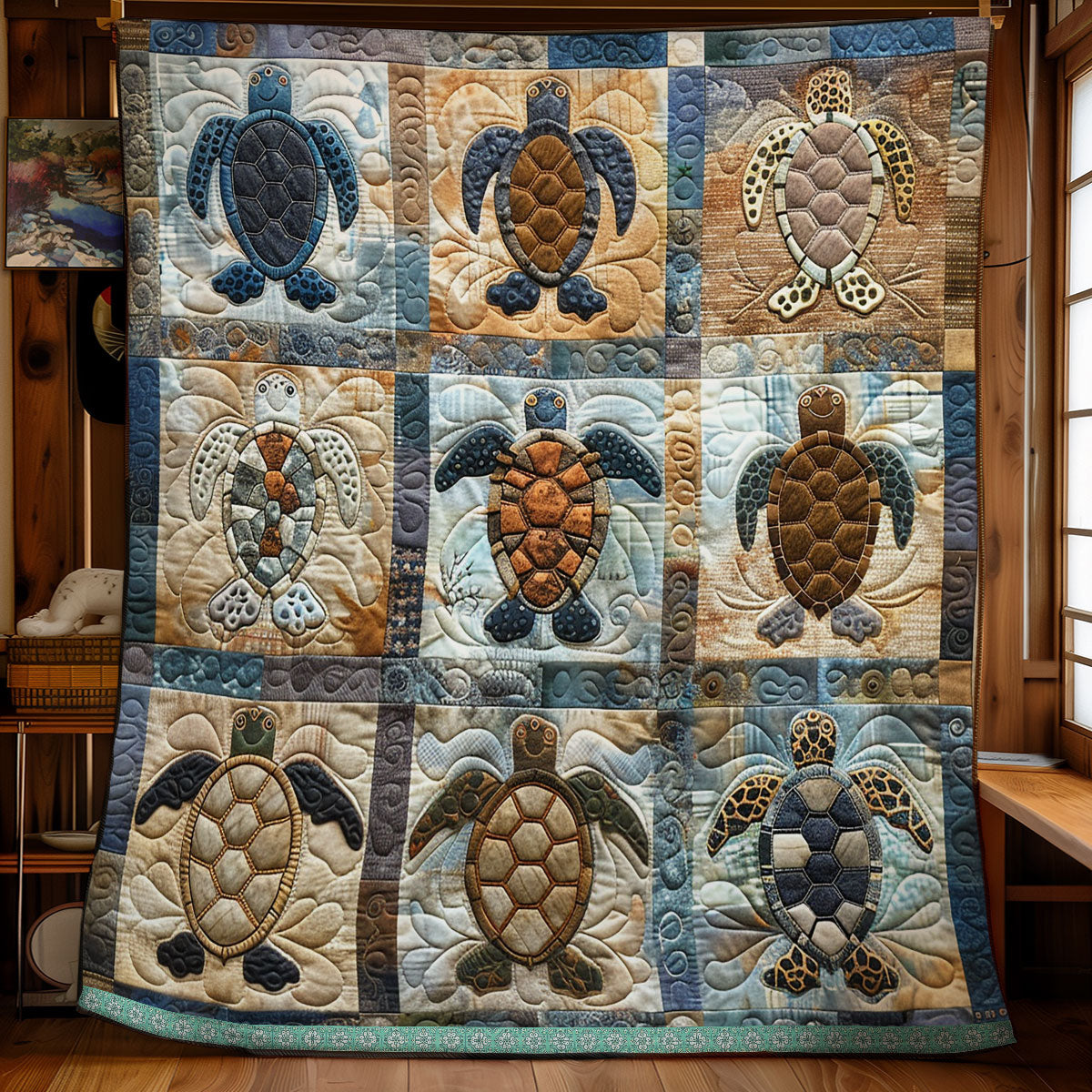 Love Turtles XR1409001CL Quilt