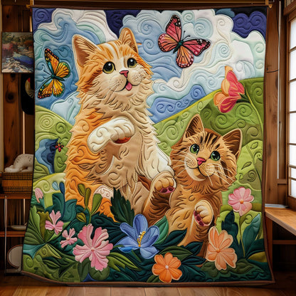 Mischievous Cats WO2208033CL Quilt