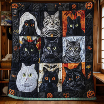 Mysterious Cats XR2808013CL Quilt