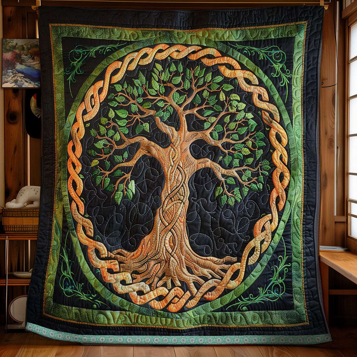 Mystic Tree Of Life XR0409016CL Quilt