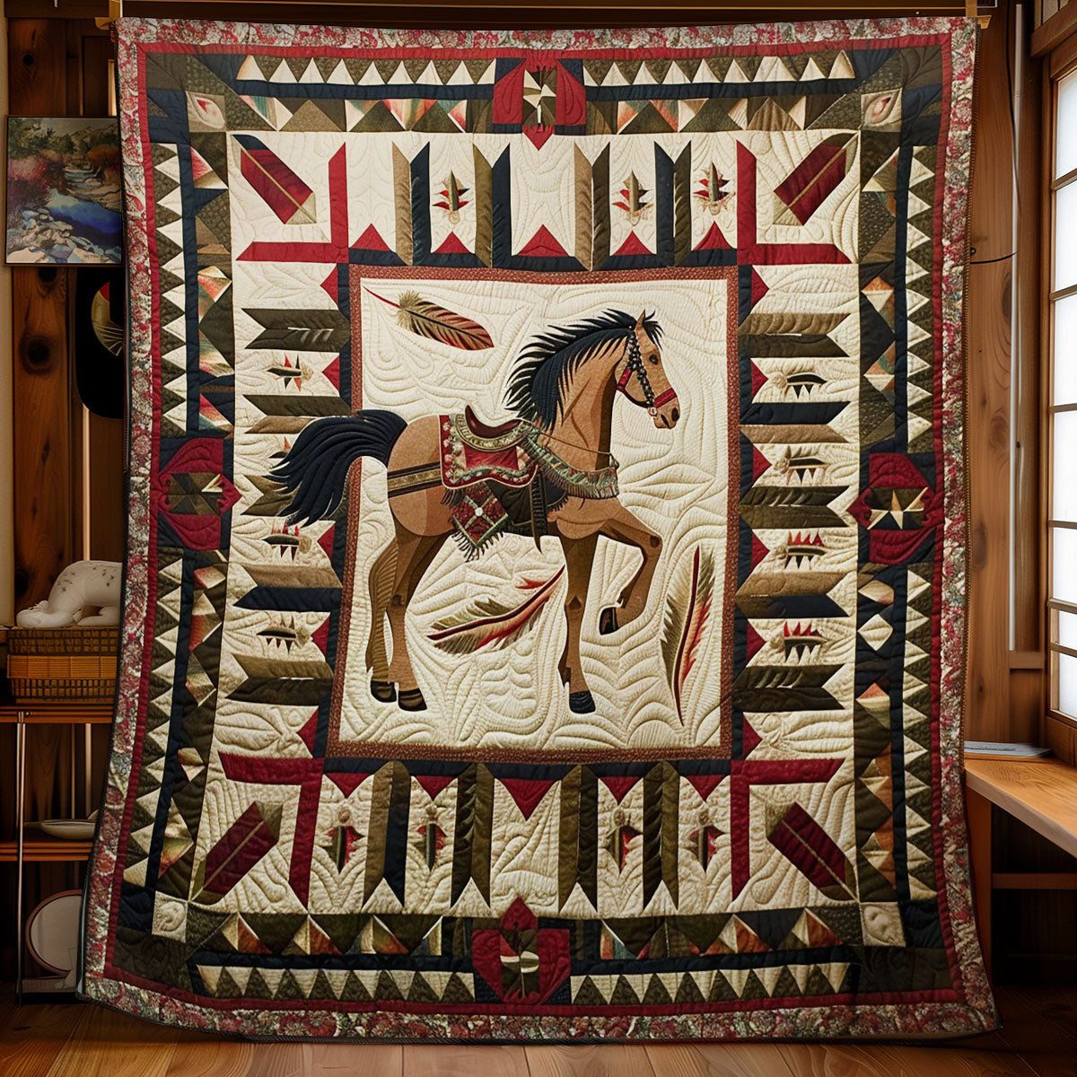 Native Horse WM1008030CL Quilt