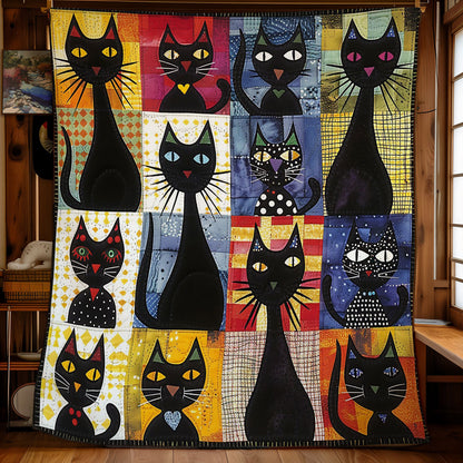 Peace Black Cats WM1008010CL Quilt