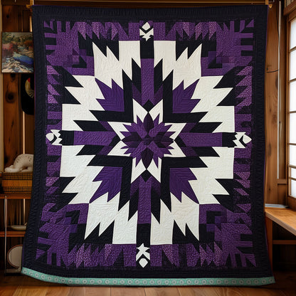 Purple Native American XR1309014CL Quilt