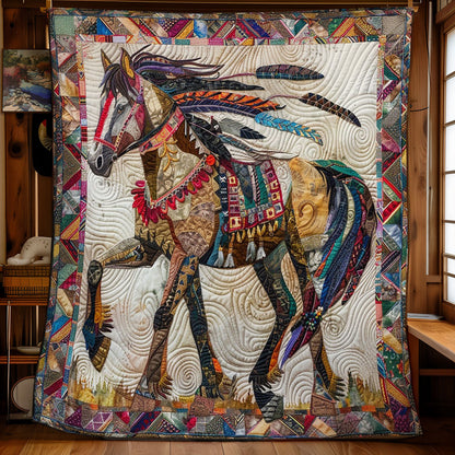 Running Horse WM10080027CL Quilt