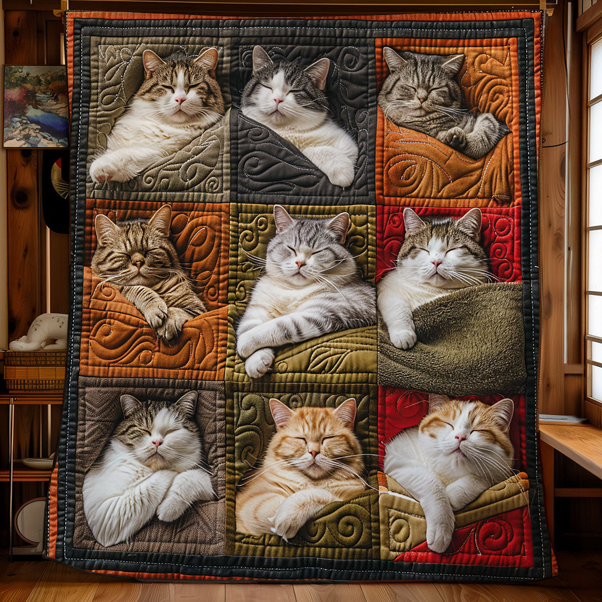 Sleeping Cat WG1508002CL Quilt