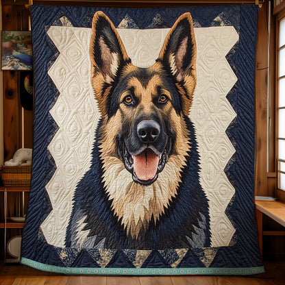 Smiling German Shepherd XR1309007CL Quilt