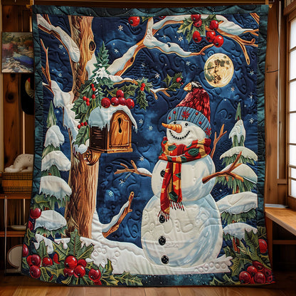 Snowman At The Night WO2308037CL Quilt
