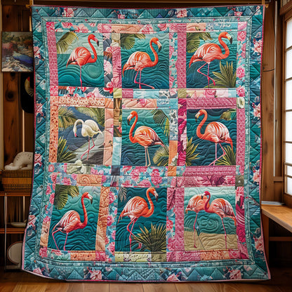 Summer Flamingo WM1008024CL Quilt