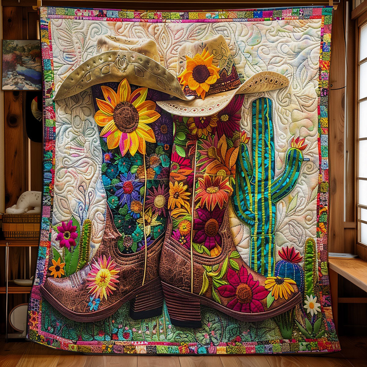 Sunflower Boots WM1508004CL Quilt