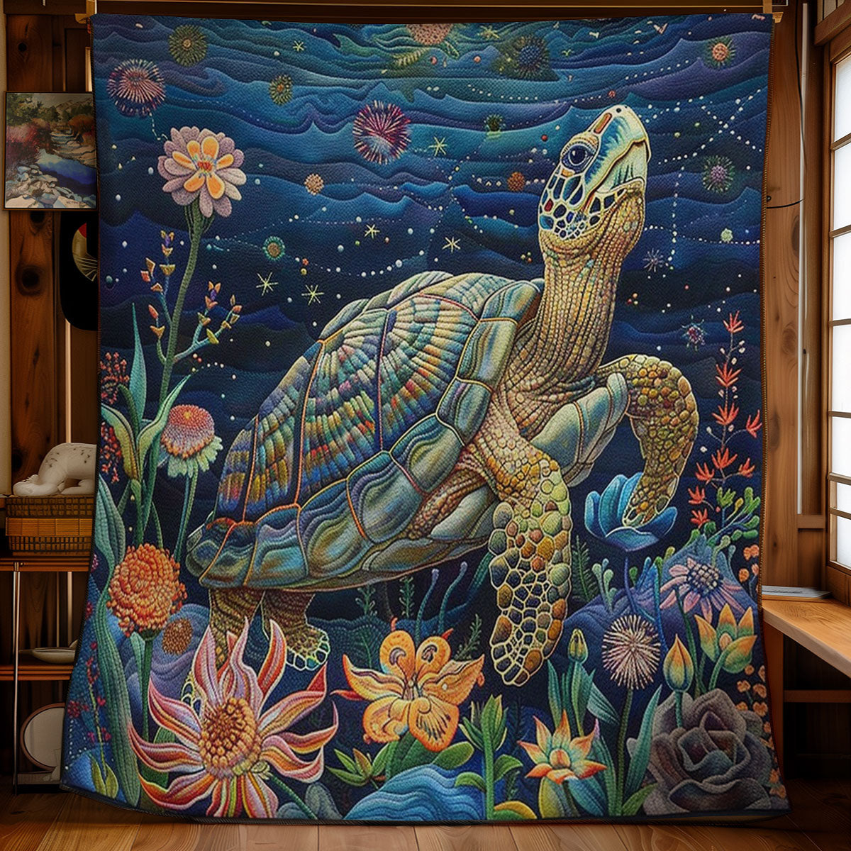 Tortoise At The Night WO3008036CL Quilt