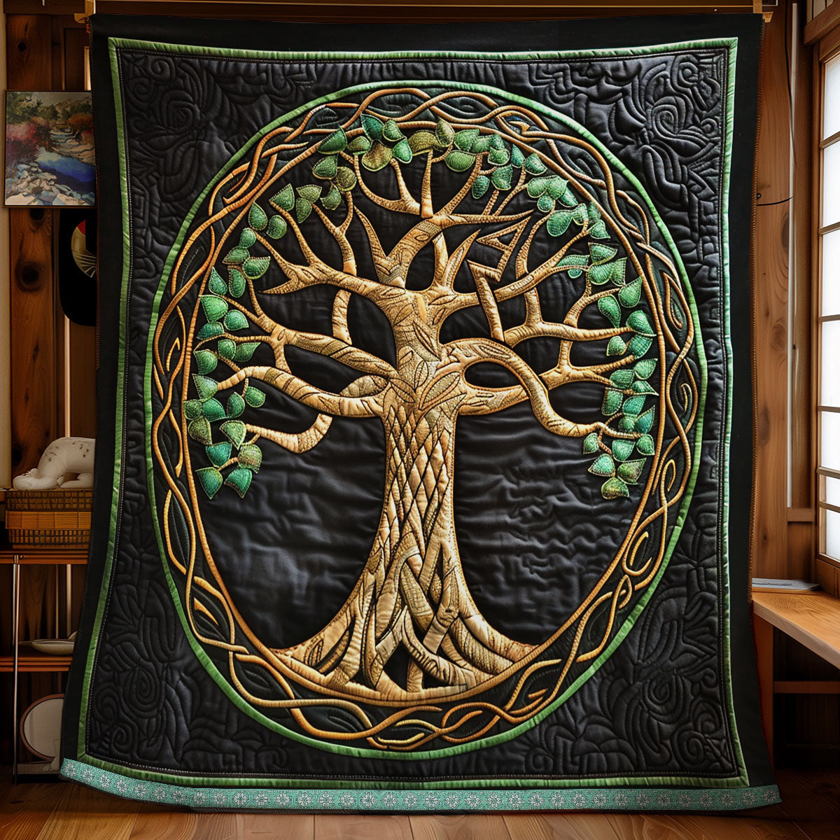 Tree Of Life Elegance XR0409015CL Quilt