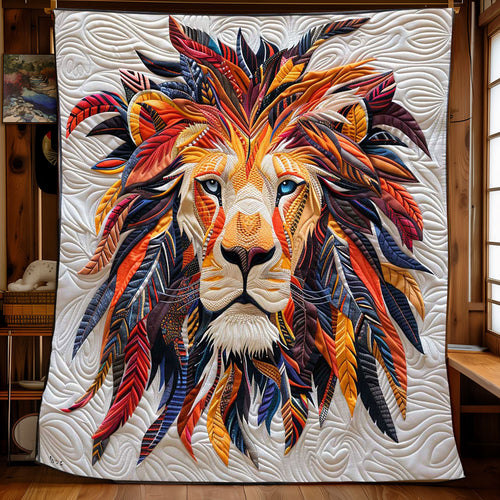 Tribal Lion Symbol WP1008028CL Quilt