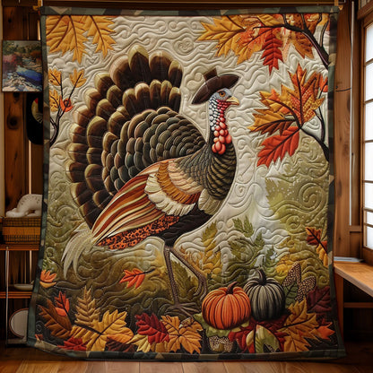 Turkey And Autumn WO3008026CL Quilt