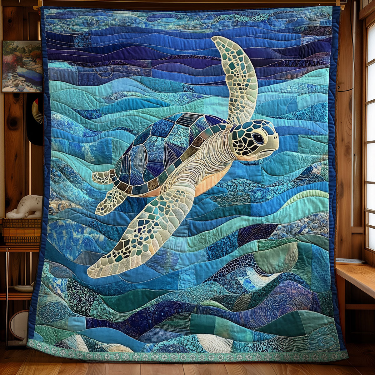 Turtle Lagoon XR1409014CL Quilt