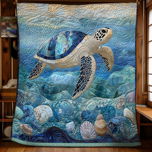 Turtle Tranquility XR1409016CL Quilt