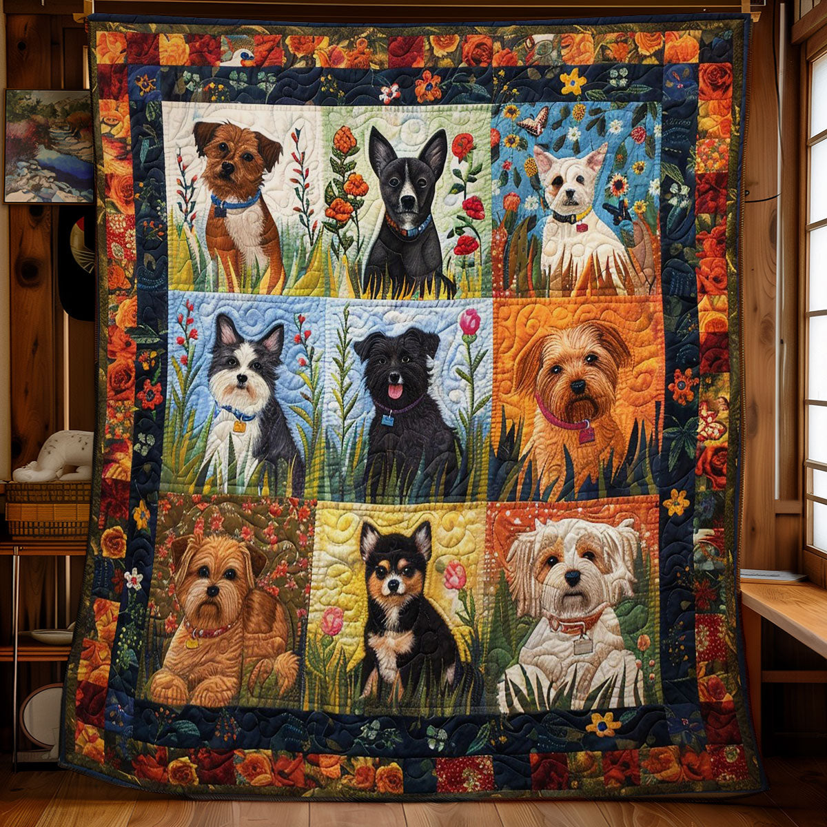 Type Of Dogs WM1008083CL Quilt