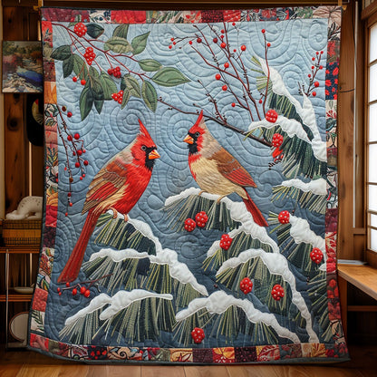 Winter Cardinals WM1508063CL Quilt