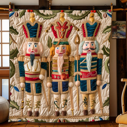 Adorable Animated Nutcrackers XR1508034CL Quilt