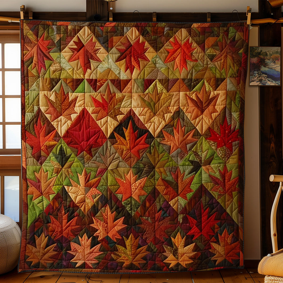 Autumn Leaves WO1908001CL Quilt