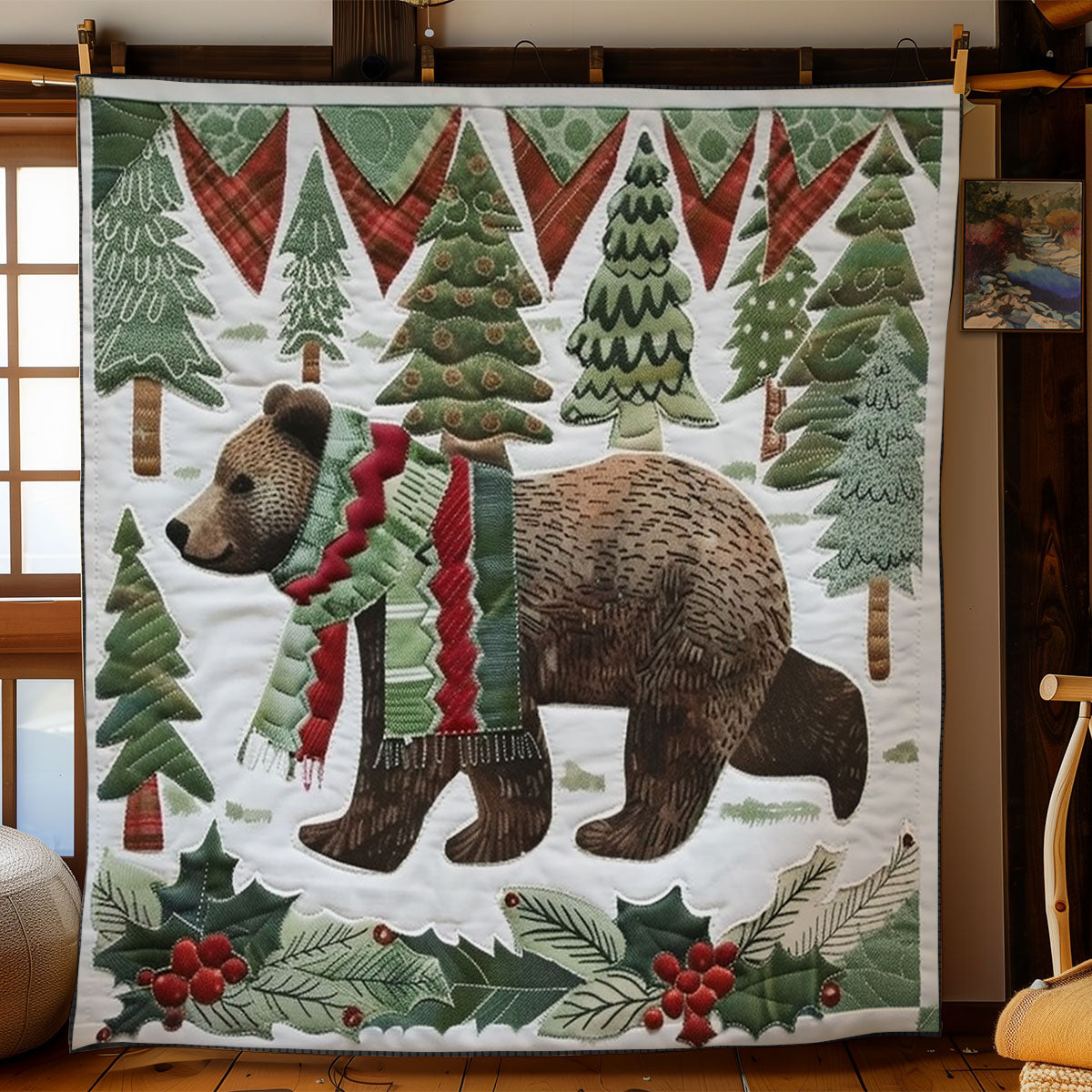 Bear And The Winter WO2808020CL Quilt