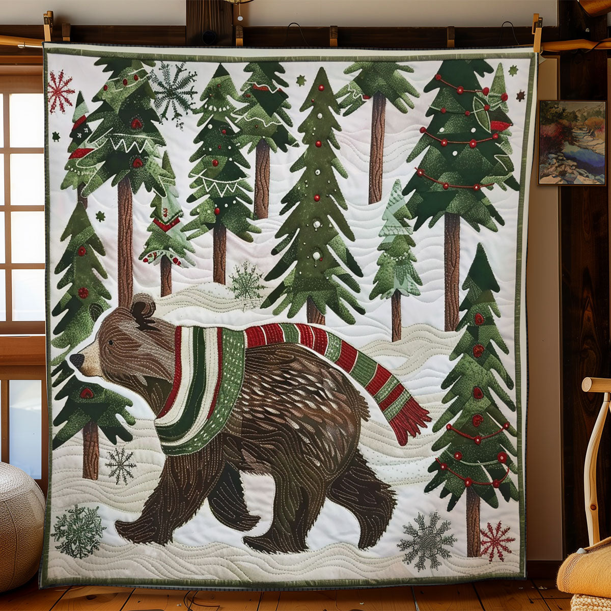 Bear And The Winter WO2808021CL Quilt