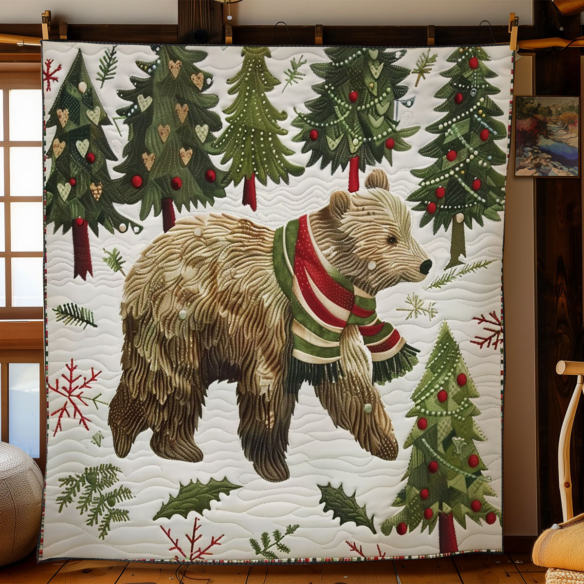 Bear And The Winter WO2808022CL Quilt